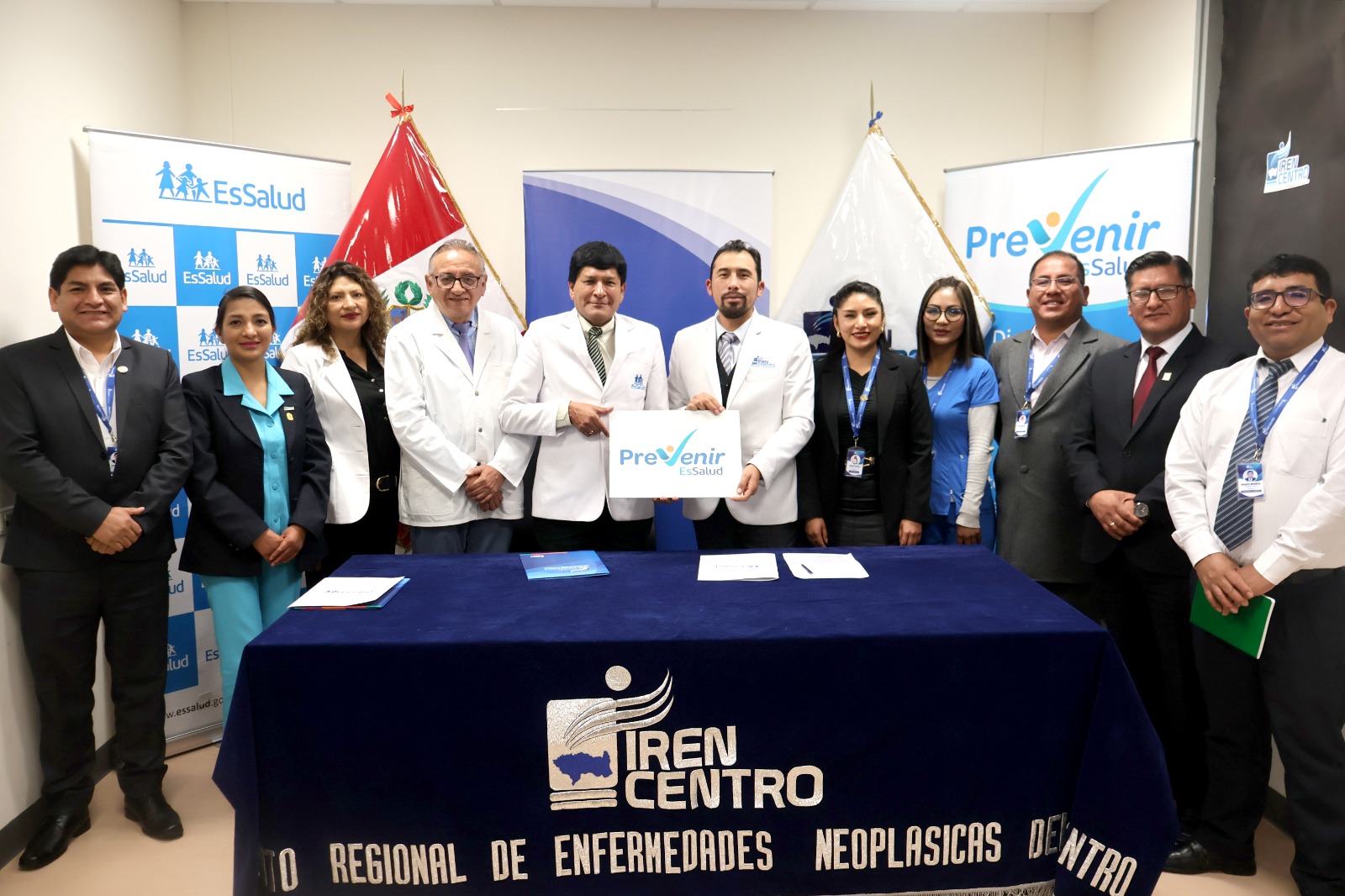Alianza IREN Centro y EsSalud Junín para despistajes de enfermedades crónicas